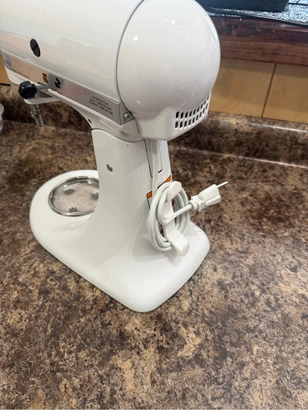 Kitchen aid Cord organizer white